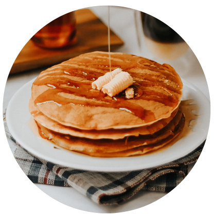 Pecan Pancakes in Bed Candles